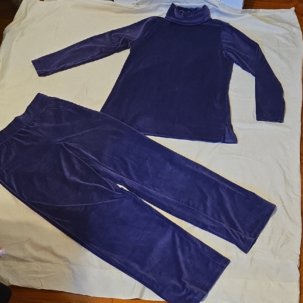 Elegant Women's Purple Pantsuit